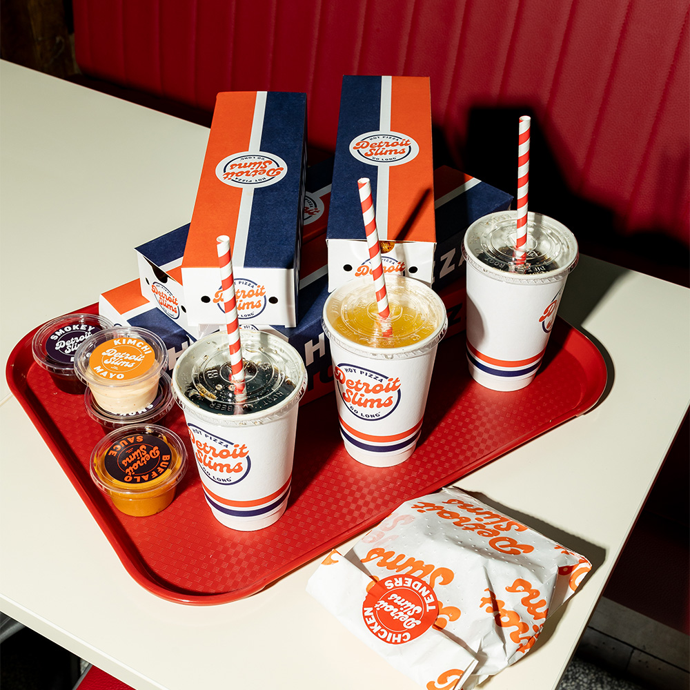 Detroit Slims Food Tray