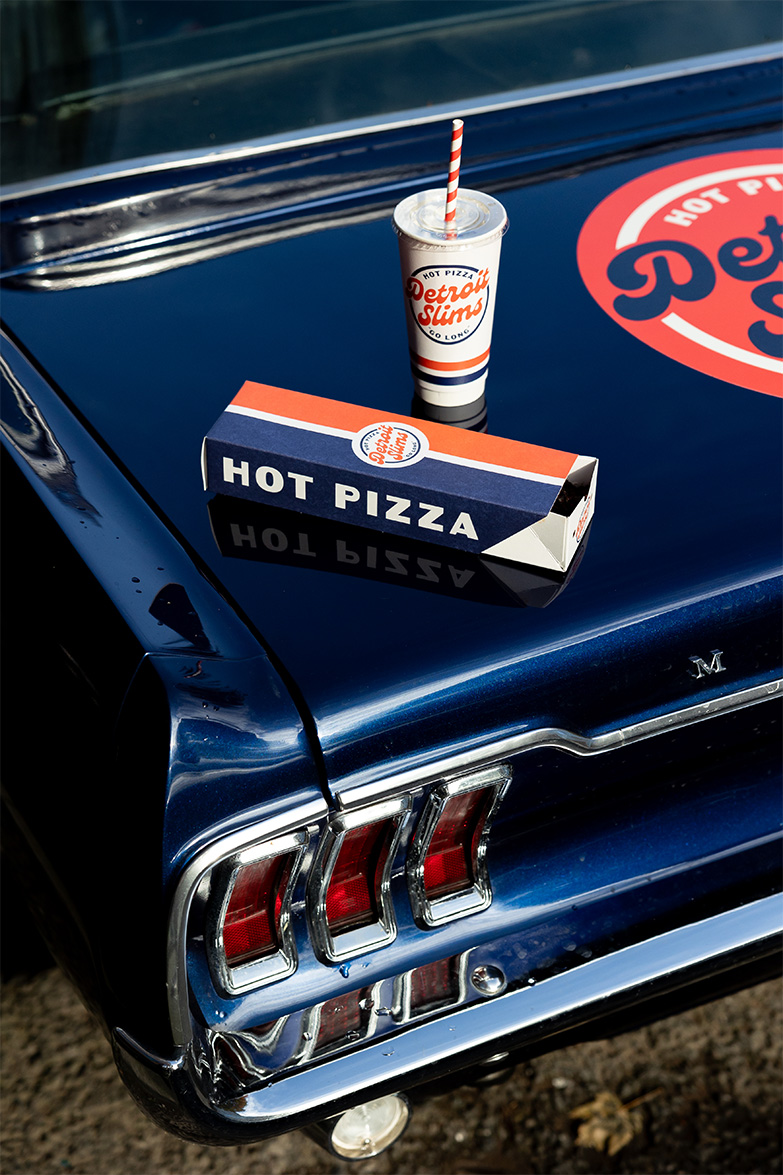 Detroit Slims Ford Mustang product shoot