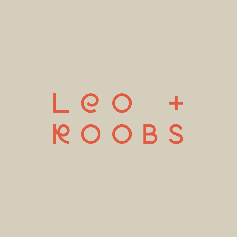 Leo and Roobs logo in different colour formats