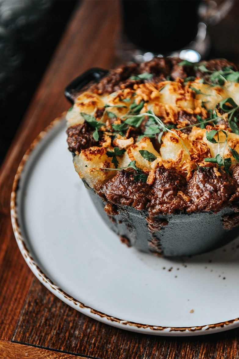 The Black Friar food dish