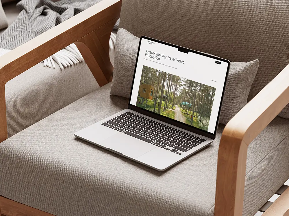 Simon Parker Creative website mockup